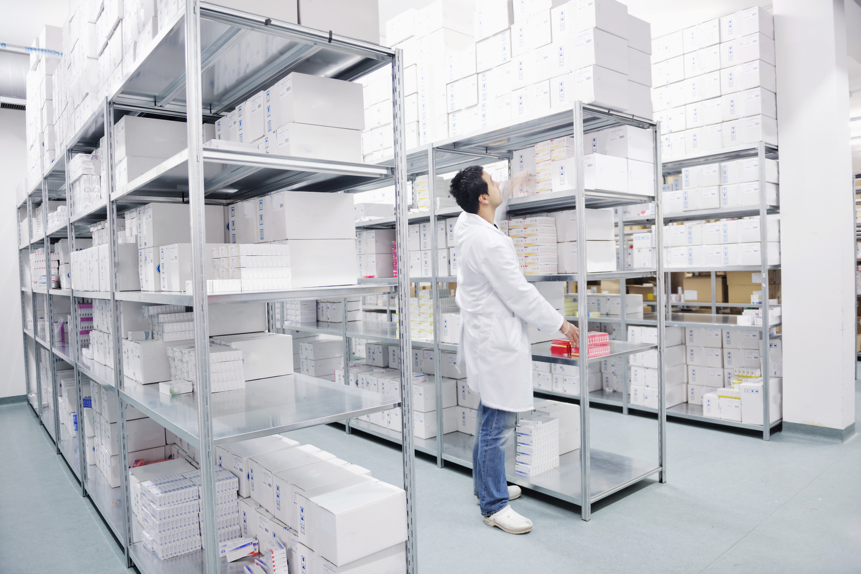 medical factory  supplies storage indoor