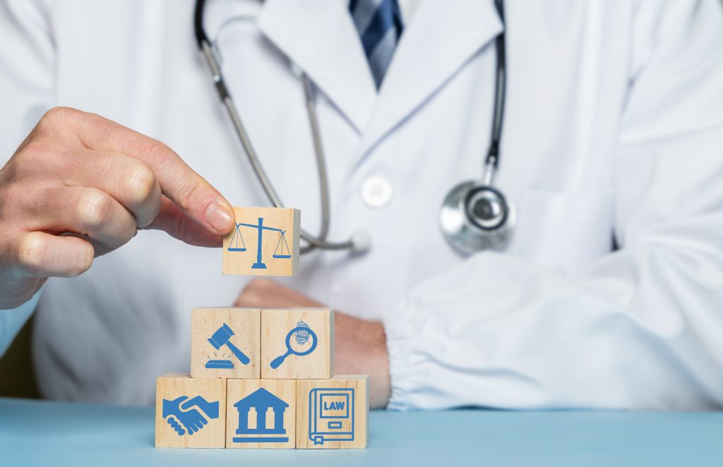 Concept of medical jurisprudence, medical malpractice, legal medicine, medical errors.